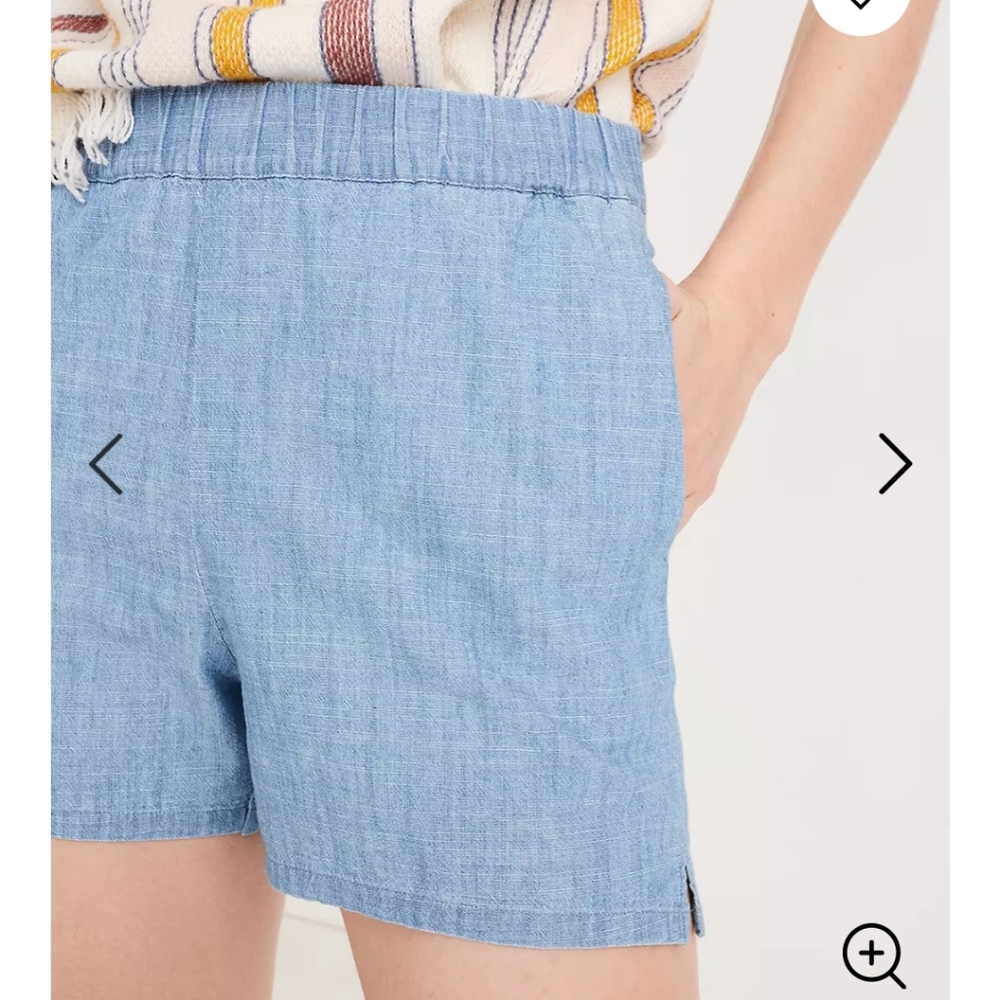 Madewell Chambray Shorts NWT XS